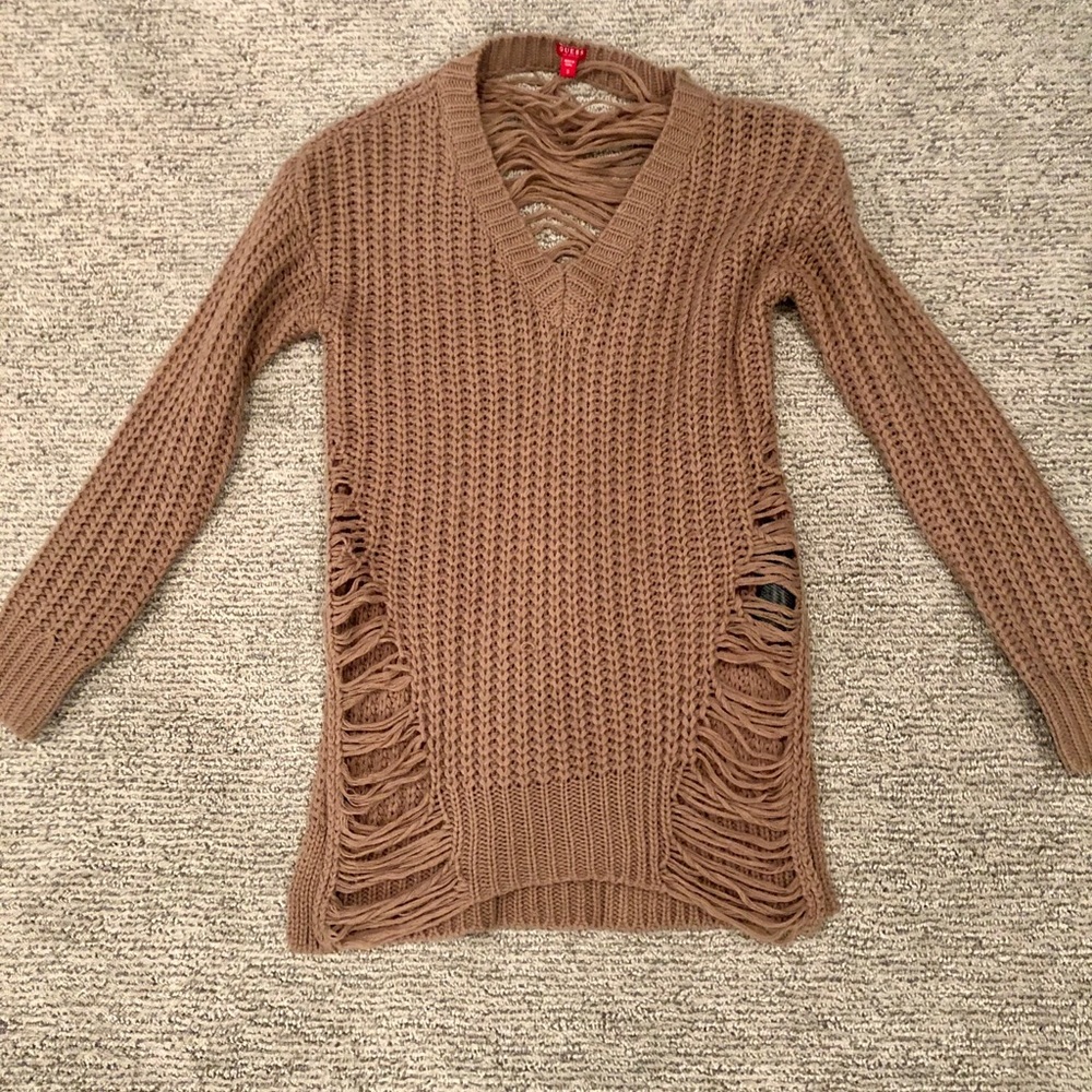 Guess distressed sweater